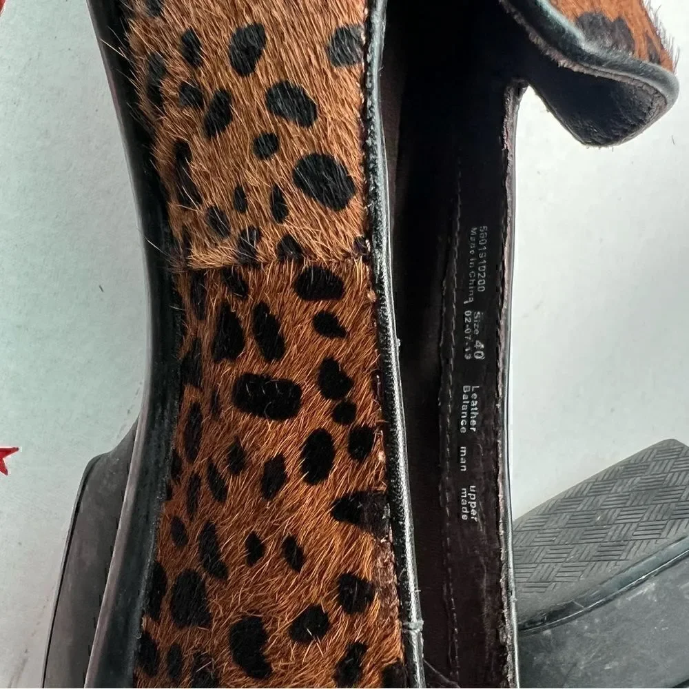 Dansko Olivia Pony Hair On Loafers Cheetah Print - Picture 7 of 16